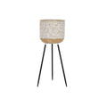 Cache-pot DKD Home Decor Métal Blanc Bicolore (31 x 31 x 86 cm)