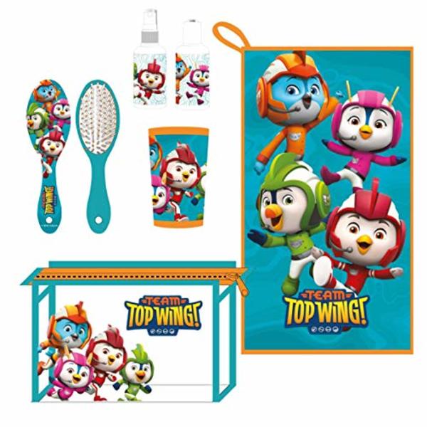 Ensemble de Toilette pour Enfant de Voyage Top Wing 72627 (6 pcs) Turquoise