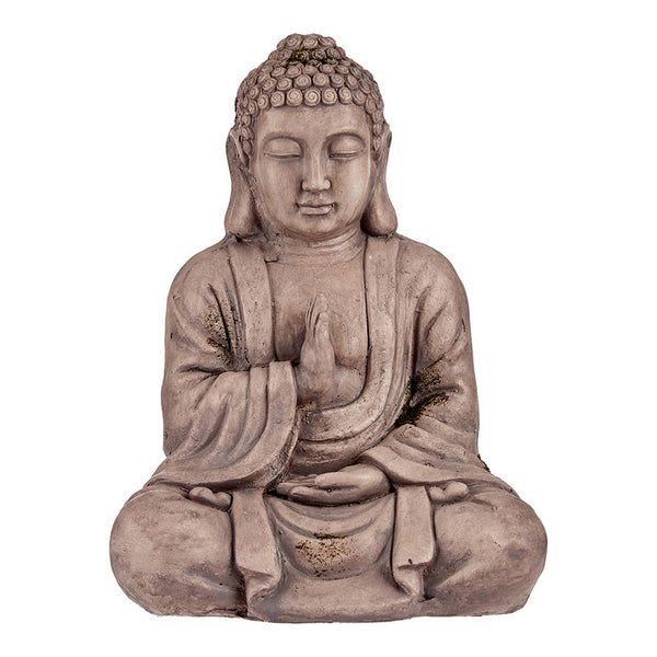 Figure décorative de jardin Buda Gris Polyrésine (23,5 x 49 x 36 cm)