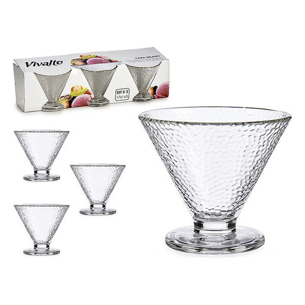 Coupe de glaces et de milkshakes 3 pcs (3 pcs)