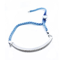 Bracelet Femme Panarea BS19PL2AZ Bleu Argent Argenté (Réglable)