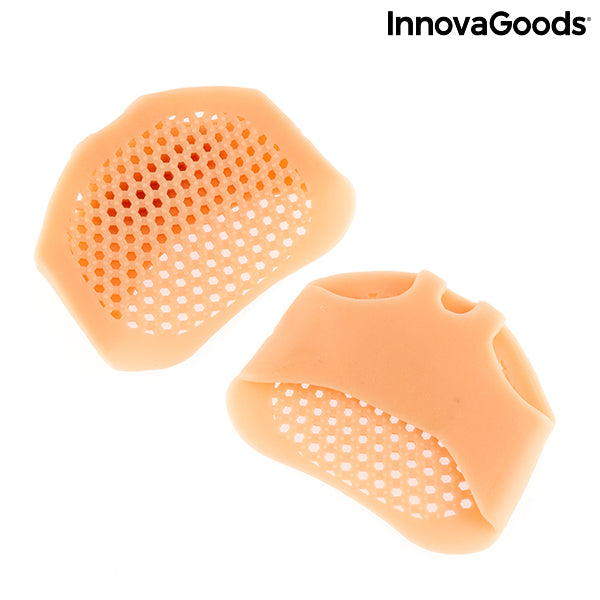 Coussins Métatarsiens en Gel de Silicone SilStep InnovaGoods (Pack de 2)