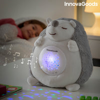 Hérisson en Peluche avec Bruit Blanc et Veilleuse Spikey InnovaGoods