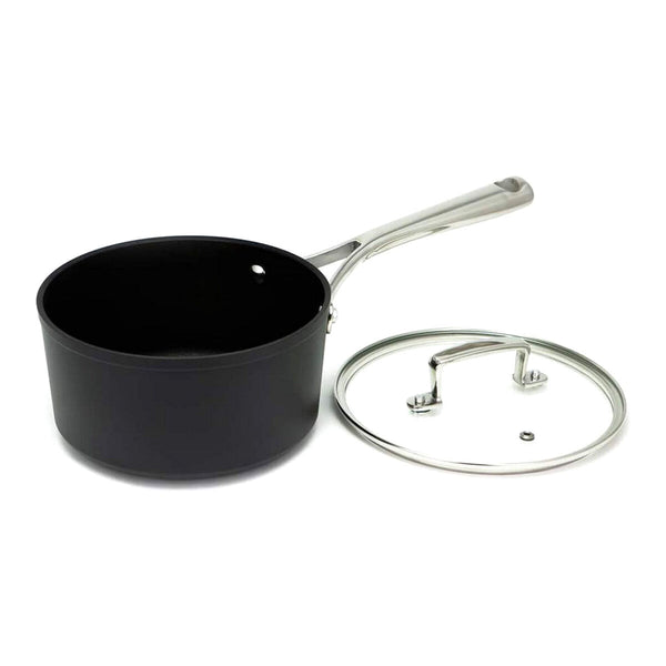 Casserole avec couvercle Amercook Noir Terre cuite Four Acier inoxydable Aluminium (Ø 18 cm)