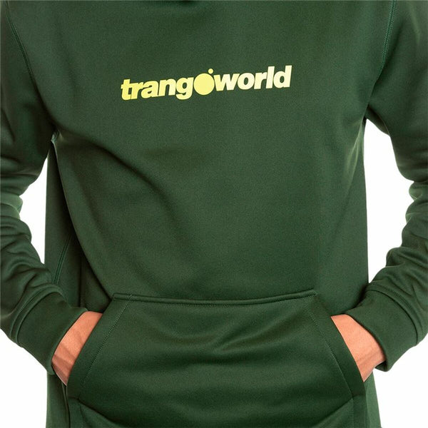 Sweat à capuche homme Trangoworld Login Vert