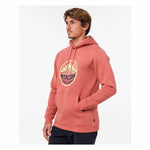 Sweat à capuche homme Rip Curl Down The Line Saumon