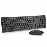 Clavier et souris sans fil Rii RK200 USB Noir (Refurbished A+)