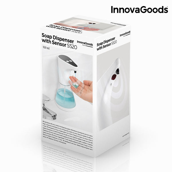 Distributeur Automatique de Savon avec Capteur S520 InnovaGoods