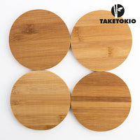 Set de Sous-verres en Bambou TakeTokio (pack de 4)