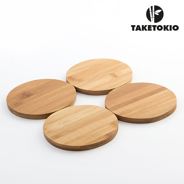 Set de Sous-verres en Bambou TakeTokio (pack de 4)