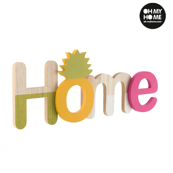 Panneau en Bois Oh My Home (Pack de 2)