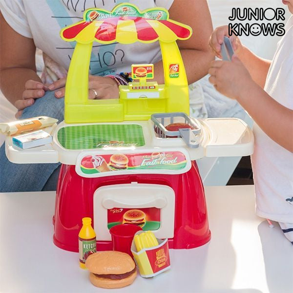 Jeu de fast food avec accessoires