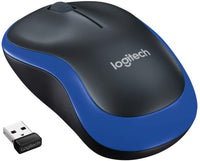 Souris Optique Sans Fil Logitech M185 2.4 GHz USB Bleu (Refurbished A+)